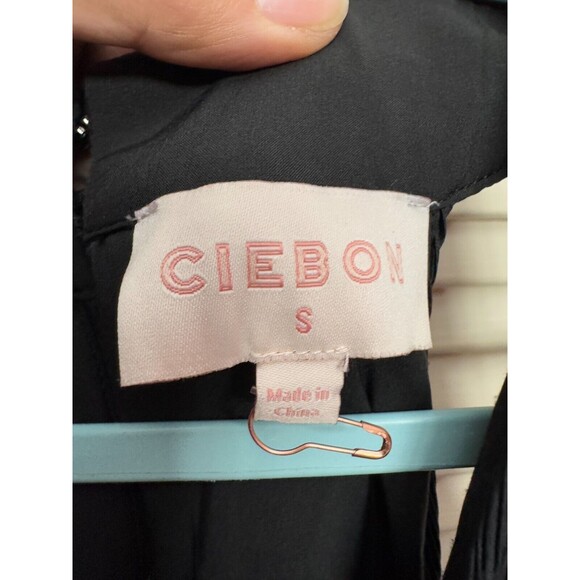 CIEBON Black Maja Halter Minidress in Size S - Picture 3 of 7